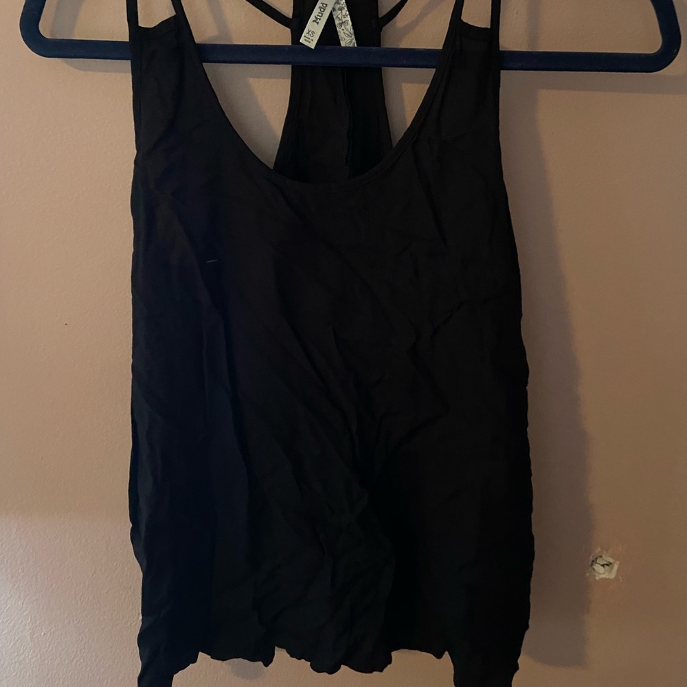 black tank top